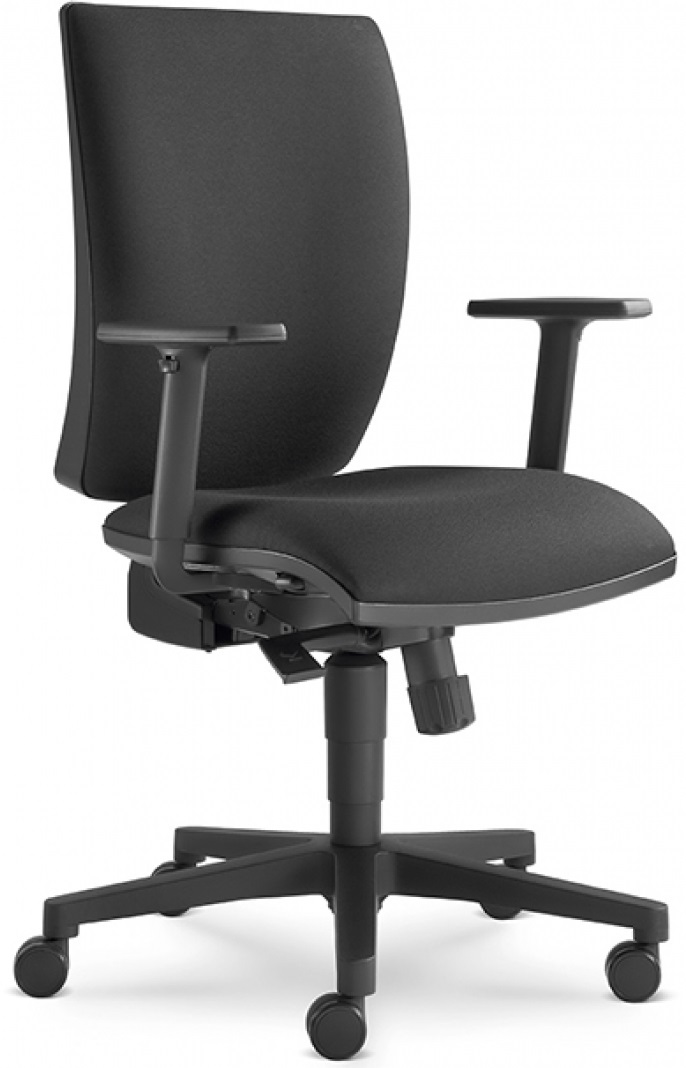 Kancelářská židle LYRA 207-SY, černá