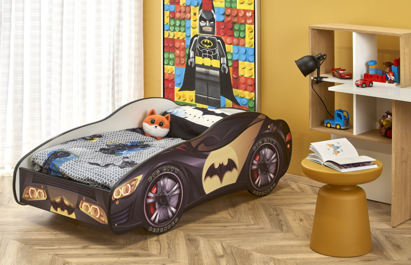 Dětská postel s matrací BATCAR