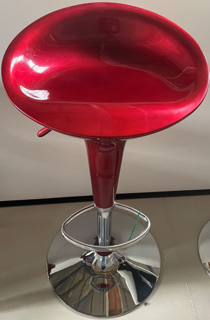 barové židle EMILIO červené