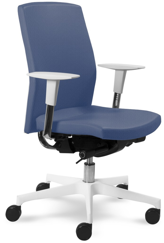 kancelářská židle Prime 2303 W, bílé provedení gallery main image