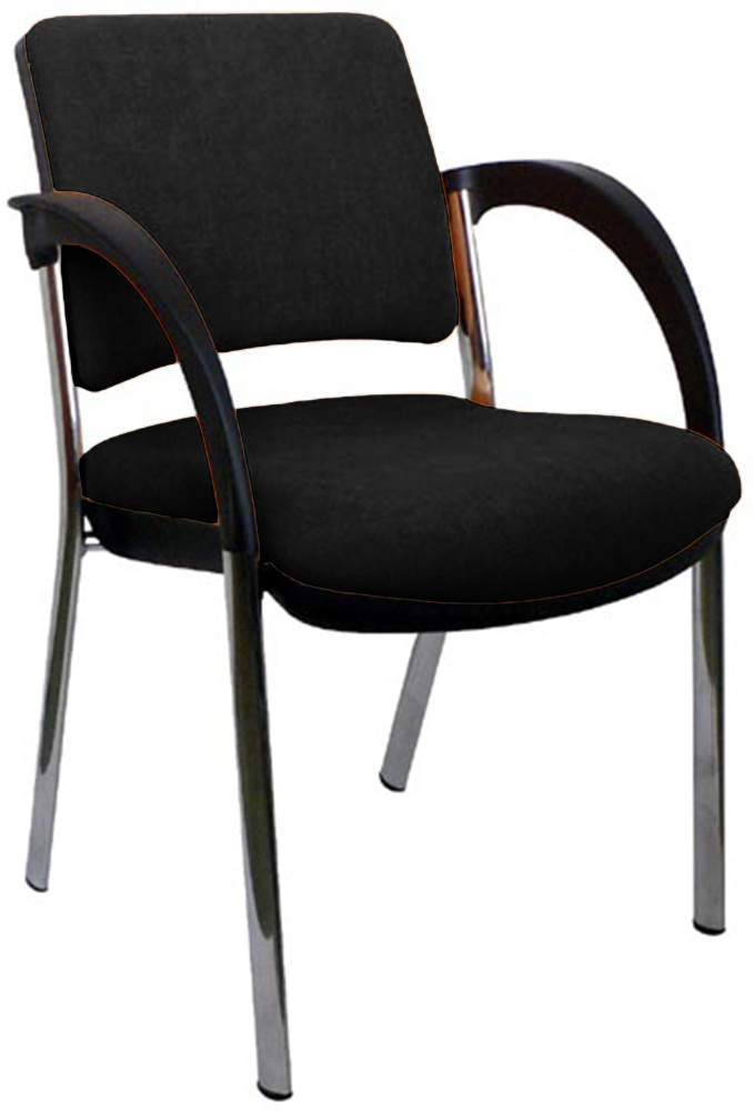 konferenční židle KONFERENCE - BZJ 220 černá, kus ROŽNOV p.R. gallery main image