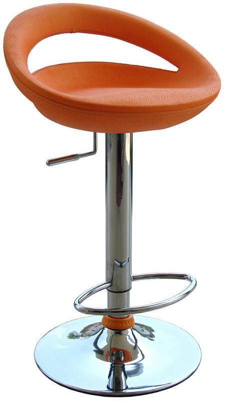 barová židle 2-35E oranžová, vzorkový kus Rožnov gallery main image