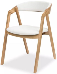 Jídelní židle Guru dub čalouněný sedák a opěrka gallery main image