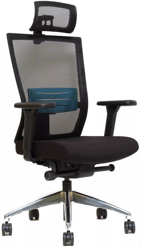 Kancelářská židle Windy černo-modrá, č.AOJ1657S gallery main image