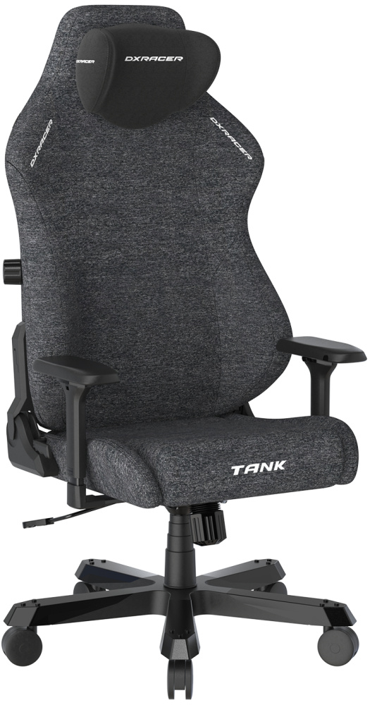 Herní židle DXRacer TANK černá, látková gallery main image