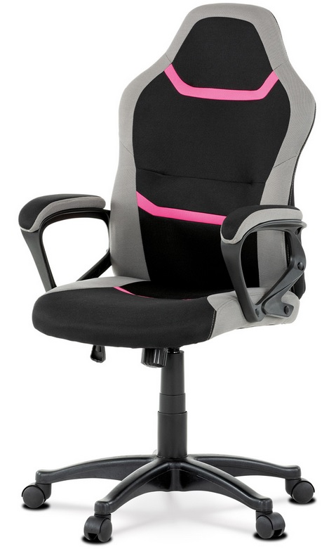 kancelářská židle KA-L611 PINK růžová gallery main image