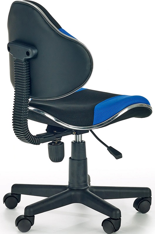 dětská židle FLASH černo-modrá