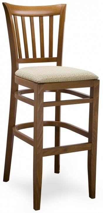 barová židle Harry 363701 LA Bernkop masiv buk čalouněný sedák