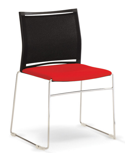 konferenční židle Web WB 950.011 od RIM čalouněný sedák a síťovaná opěra