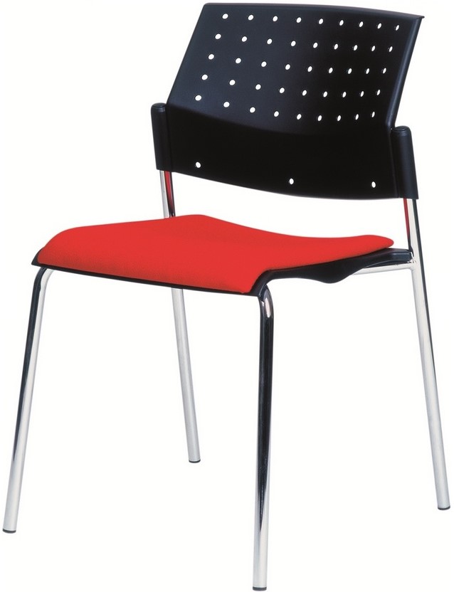 konferenční židle Economy EM 560 od RIM čalouněný sedák plastový opěrák