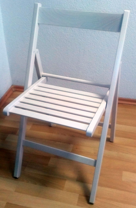 skládací židle SMART bílá