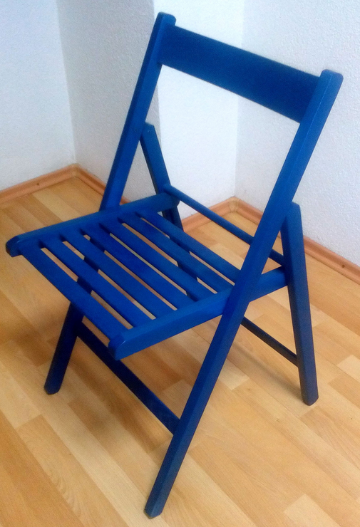 skládací židle SMART modrá
