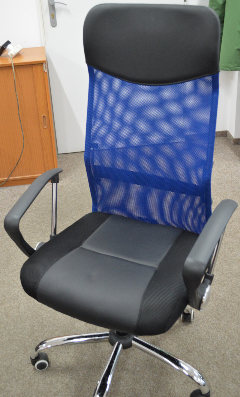 židle IDAHO modrá sítovina