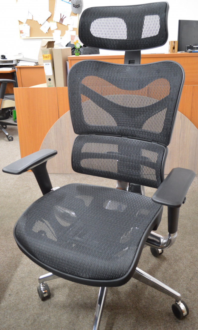 kancelářská židle ARIES JNS-701, černá W-11_