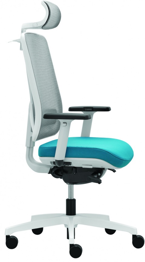 kancelářská židle Flexi FX 1103, bílé provedení, od RIM
