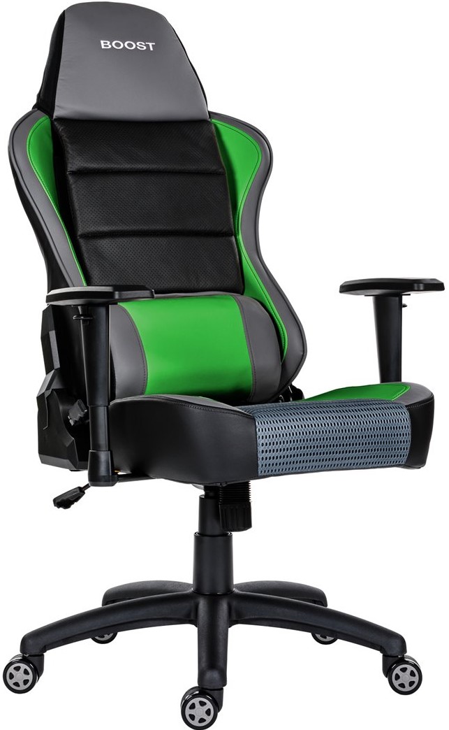 Herní židle BOOST zelená