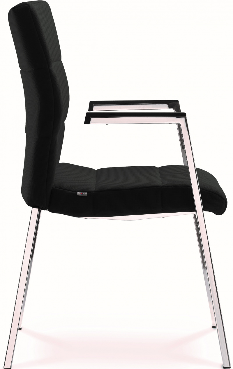 Konferenční židle LASER 681-K-N1, kostra černá