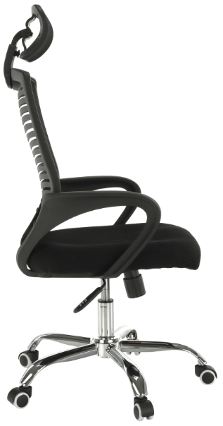 Kancelářská židle, černá/chrom, IMELA TYP 1
