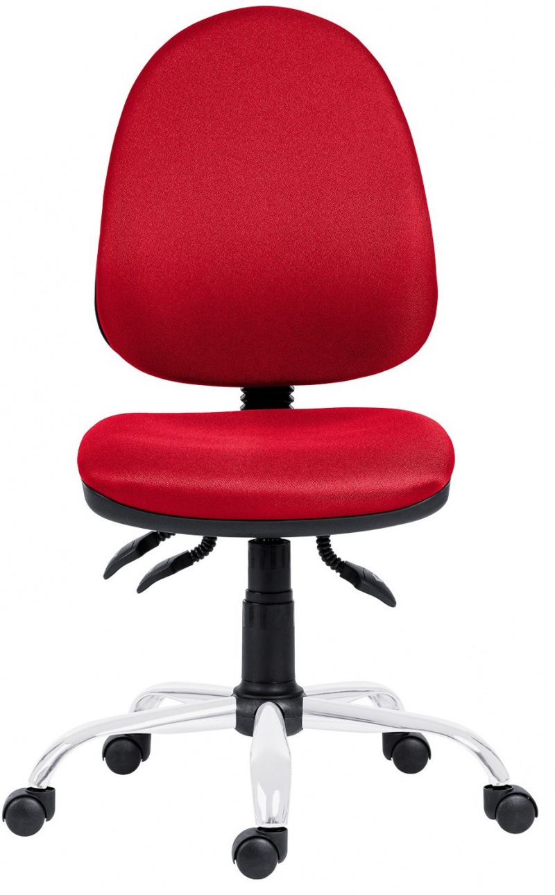 kancelářská židle PANTHER ASYN C D3 červená, vzorový kus Rožnov