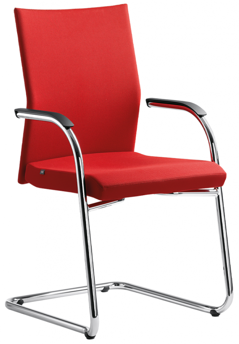 Konferenční židle WEB OMEGA 410-Z-N4, kostra chrom