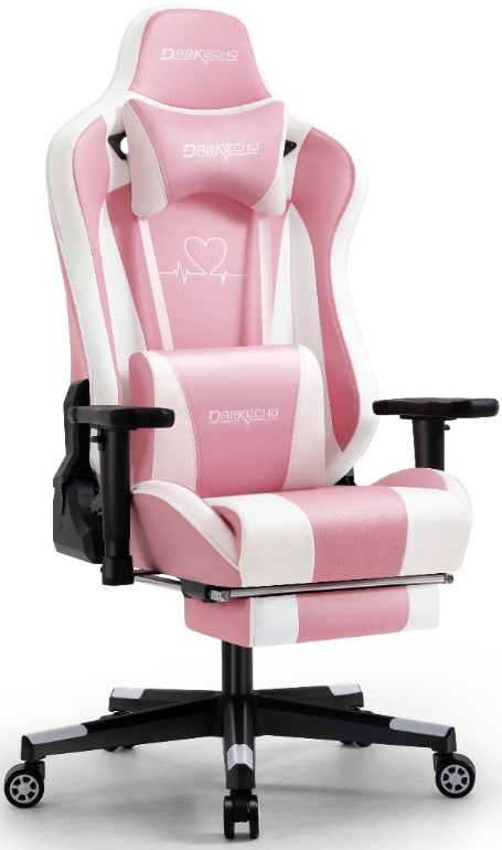 Herní židle VIPER pink-white