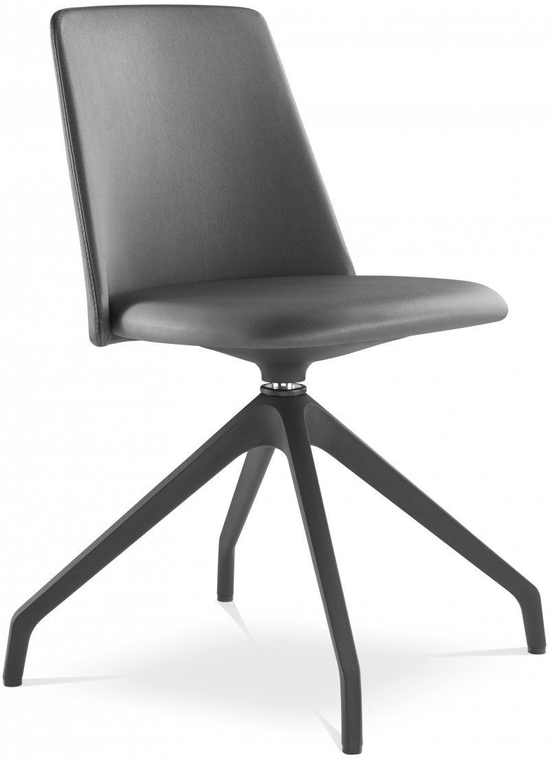 Konferenční židle MELODY CHAIR 361, F90, černý kříž