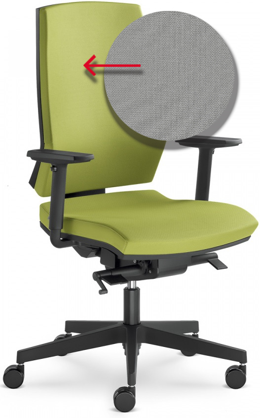 Kancelářská židle STREAM 280-SYS, zeleno-šedá, poslední kus PRAHA