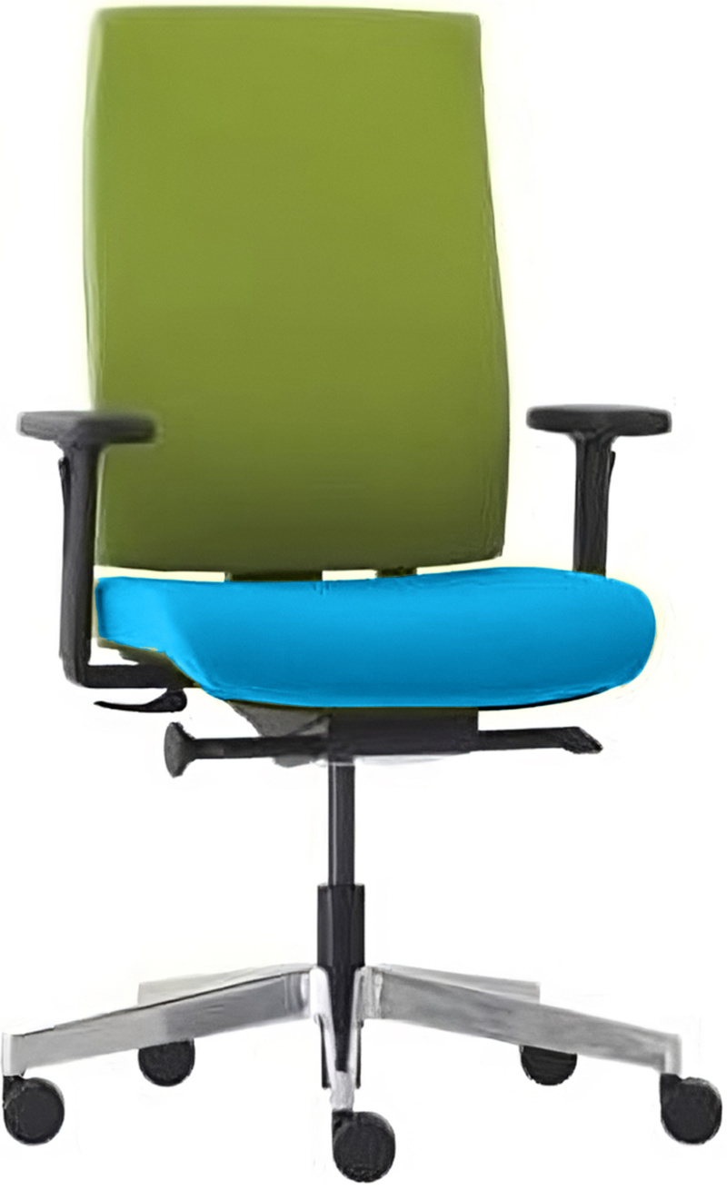 kancelářská židle FLASH FL 745 zeleno-modrá SKLADOVÁ