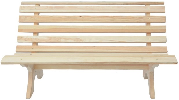 RETRO dřevěná lavice - přírodní