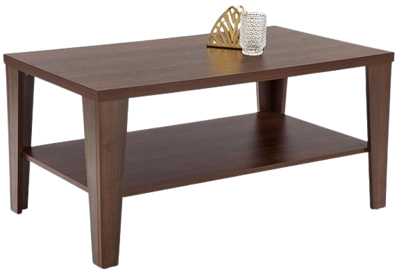 Dřevěný konferenční stolek MANTA tmavý ořech