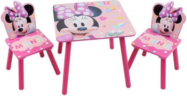 Dětský stůl s židlemi Minnie