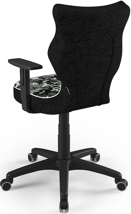 Dětská židle DUO Black 5, maskáč Storia33