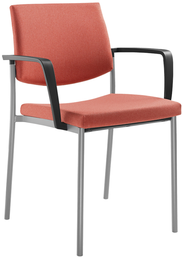 Konferenční židle SEANCE ART 193-N2 BR-N1, kostra šedá