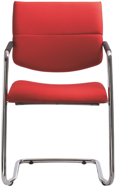 Konferenční židle LASER 683-Z-N4, kostra chrom