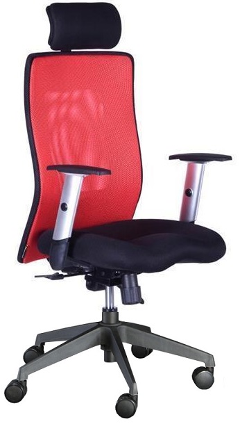 kancelářská židle LEXA XL+3D podhlavník,vínová