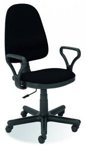 židle BRAVO C11 včetně područek černá otočná HALMAR
