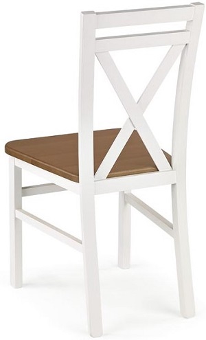 židle DARIUSZ 2 bílá/olše halmar