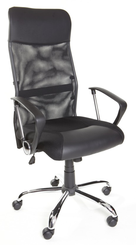 kancelářská židle IDAHO černá síťovina