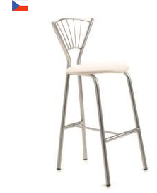 židle SANDRA BAR H80 - výška 106 cm