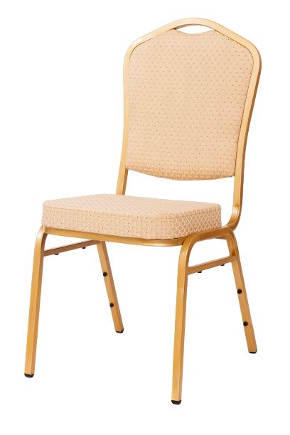 banketová židle Standard Line ST314 béžovo - zlatá