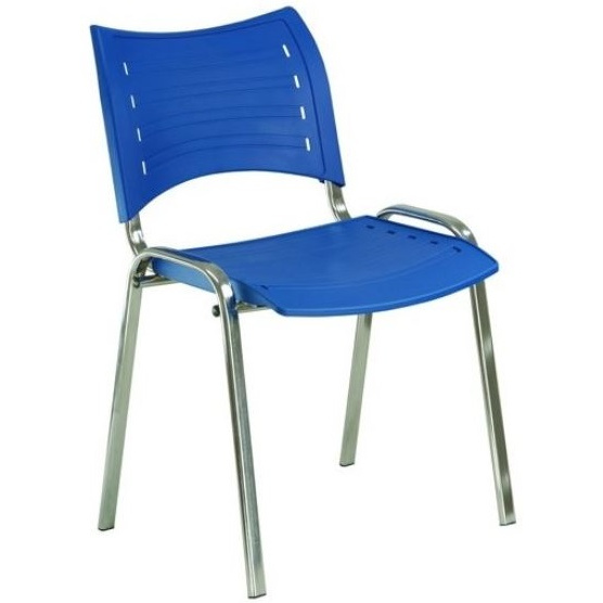 konferenční židle ISO 13 plast, kostra chrom