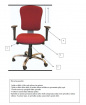kancelářská židle FRIEMD -  BZJ 300 synchro