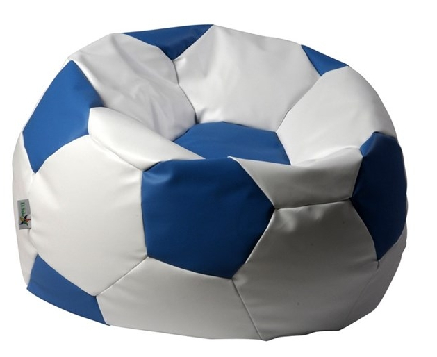 sedací vak EUROBALL velký, SK2-SK8 bílo-modrý