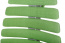 židle FISH BONES šedý plast, zelená látka SH06