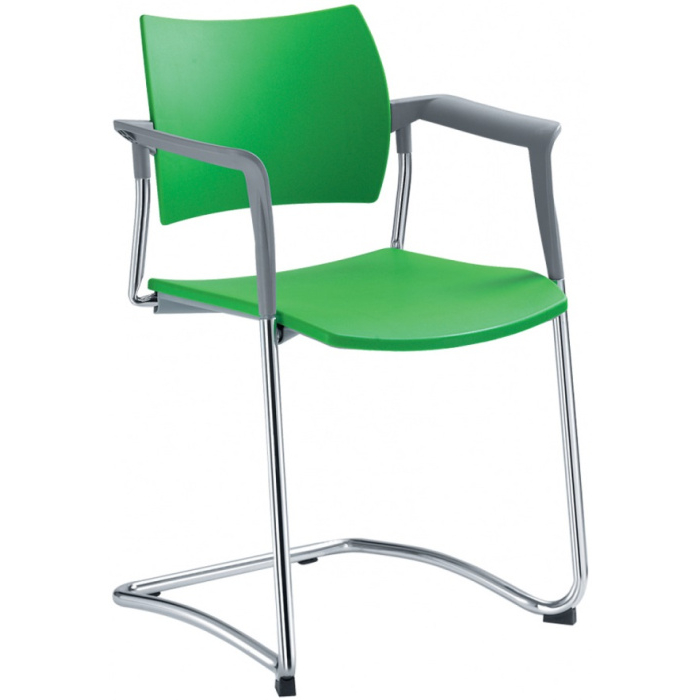 konferenční židle DREAM 131-Z-N4,BR, kostra chrom
