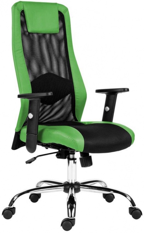 kancelářská židle SANDER zelená gallery main image