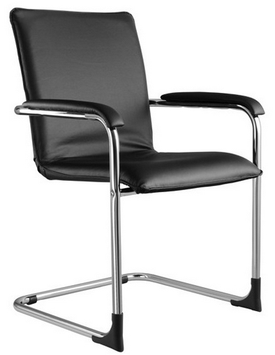 Konferenční židle SWING čalouněné područky gallery main image