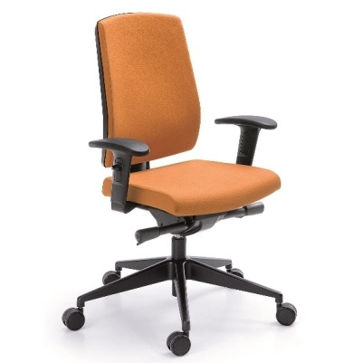 Kancelářská židle RAYA 23SL, čalouněné záda