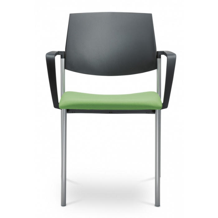 Konferenční židle SEANCE ART 190-N2 BR-N1, kostra šedá