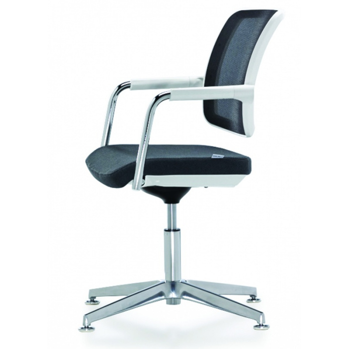konferenční židle FLEXI FX 1162, bílé provedení 